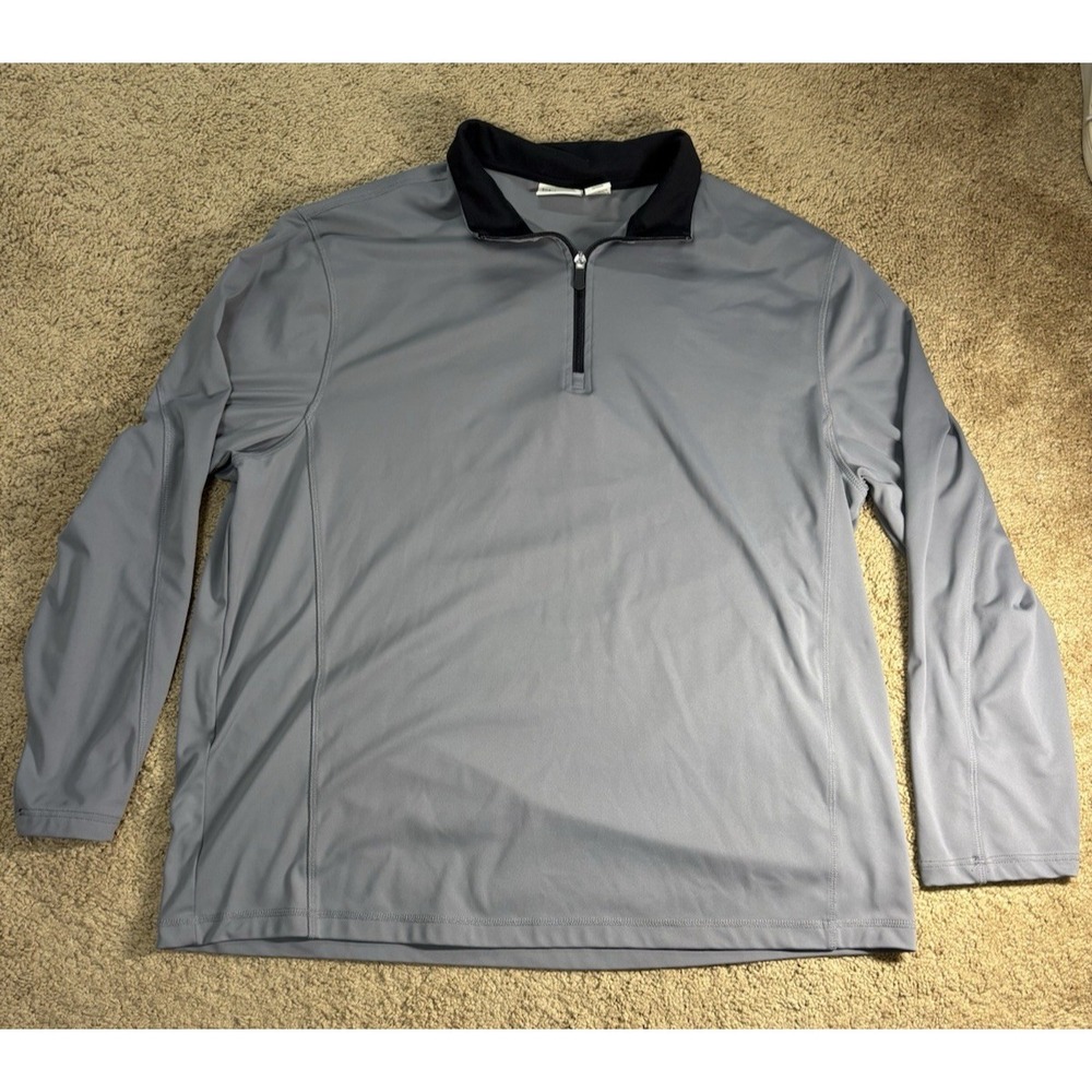 Rorie‎ Whelan Golf 1/4 Zip Jacket Men XXL Gray Outdoor